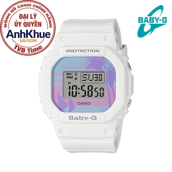 Đồng hồ nữ dây nhựa Casio Baby-G chính hãng Anh Khuê BGD-560BC-7DR