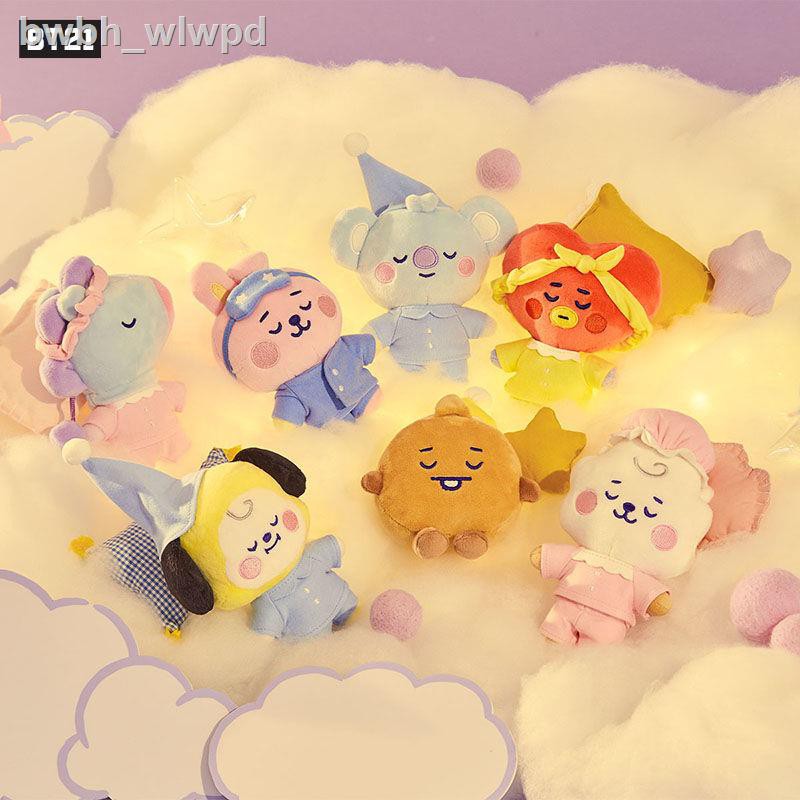 phụ kiện khác❄◇✽Hàn Quốc BT21 DREAM BABY BTS đồ ngủ búp bê hoạt hình anime xung quanh dễ thương và