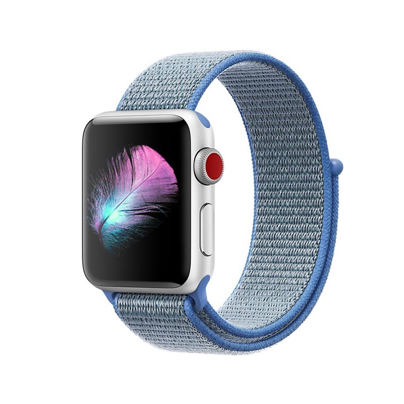 Dây đeo đồng hồ Lykry cho Apple watch Series 6/5/4/3/2/1 38MM 40MM 42MM 44M chất liệu nylon