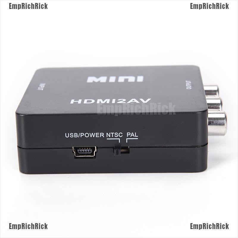 Đầu chuyển đổi hình ảnh HD 1080P HDMI2AV mini cổng HDMI sang cổng RCA AV/CVBS