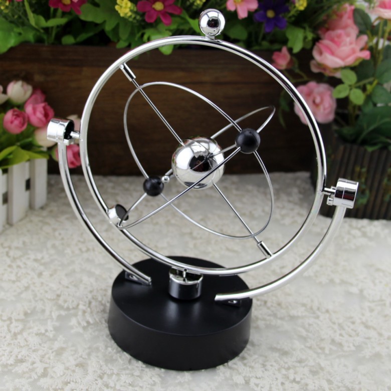 Con lắc Newton dao động vĩnh viễn mô hình Hệ Hành Tinh , đồ chơi trang trí bàn học bàn làm việc