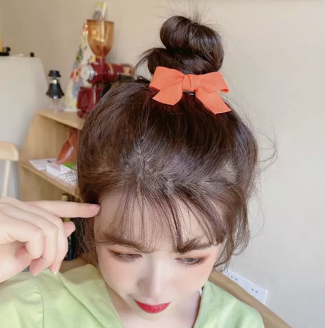 Set kẹp tóc nơ xinh nhiều màu / Kẹp tóc nơ nhiều mẫu