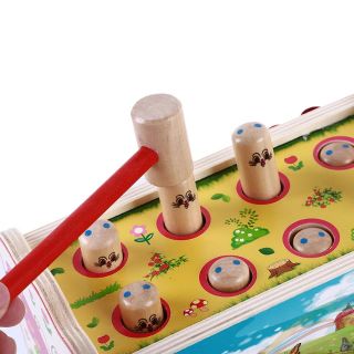 Đồ chơi gỗ đàn kết hợp đập chuột