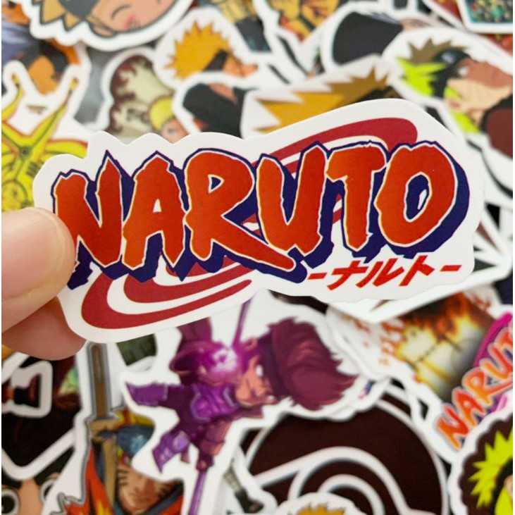 Sticker NARUTO - SASUKE nhựa PVC không thấm nước, dán nón bảo hiểm, laptop, điện thoại, Vali, xe,  Cực COOL#28