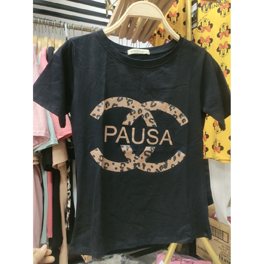 áo phông cổ tròn in chữ ( Chỉ Bán Màu Đen )