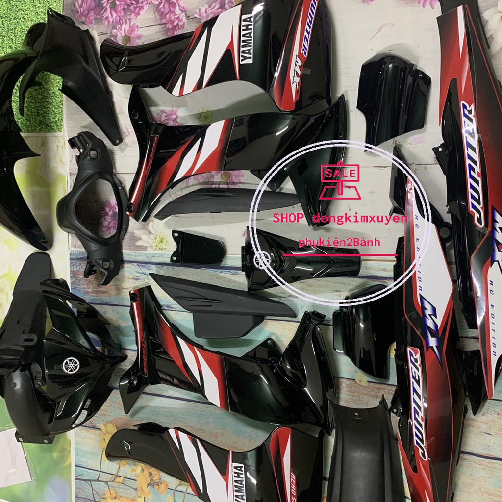 Bộ dàn áo xe JIUPITER MX màu ĐEN - jupiter gravita - ,nhựa nguyên sinh loại