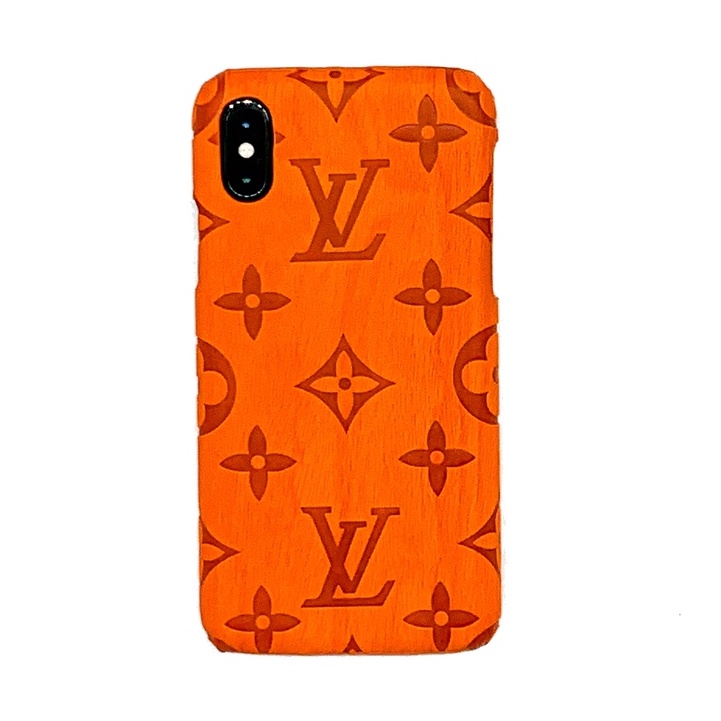 Ốp lưng iPhone LV Gỗ Cam 7 plus/8 plus/X/Xs/XR/Xs max/11/11 pro max