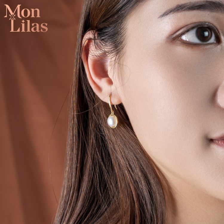 Khuyên Tai Bạc Mon Lilas Quý Phái Earring K0420001-2