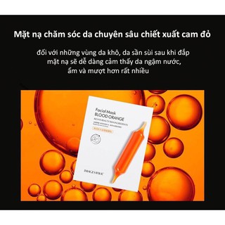 [🩸Mặt Nạ Giấy🩸] Mặt Nạ Giấy Tinh Chất Cam Đỏ (Cam Kết Chính Hãng)