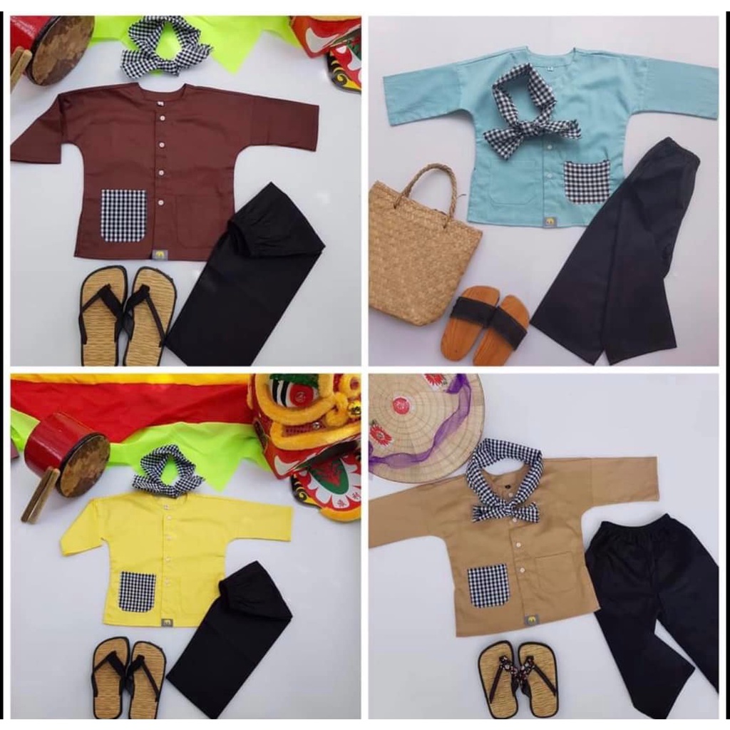 Đồ Bộ Bà Ba Cho Bé Trai Bé Gái, Cotton Hàn Quốc 100%. (MS1) Hỏa Tốc, Nhanh