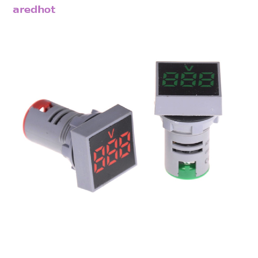 Vôn Kế Điện Tử Màn Hình LED 22MM AC12-500V Mới