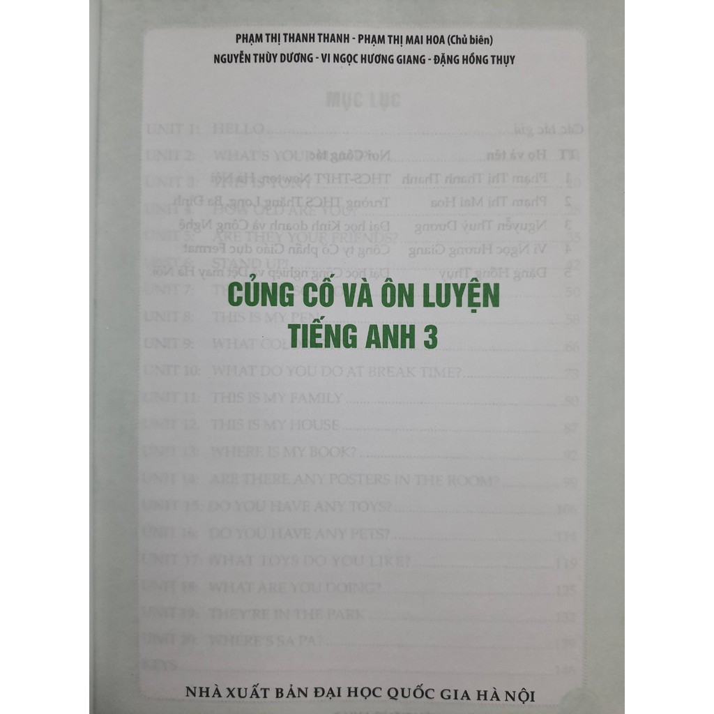Sách - Củng cố và ôn luyện Tiếng Anh 3