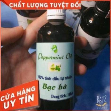 Sản phẩm Tinh dầu bạc hà nguyên chất chai 100ml giá tốt