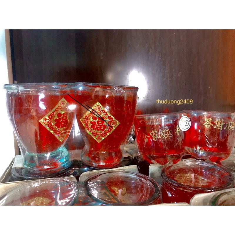 6 cặp Đèn cầy ly nhỏ (nến ly)
