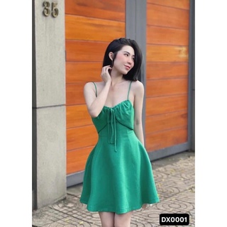 Váy Đũi Rút Ngực (Kèm video ảnh thật)