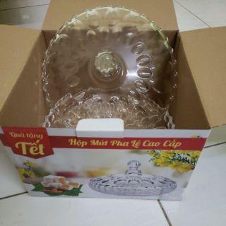 Hộp mứt pha lê cao cấp