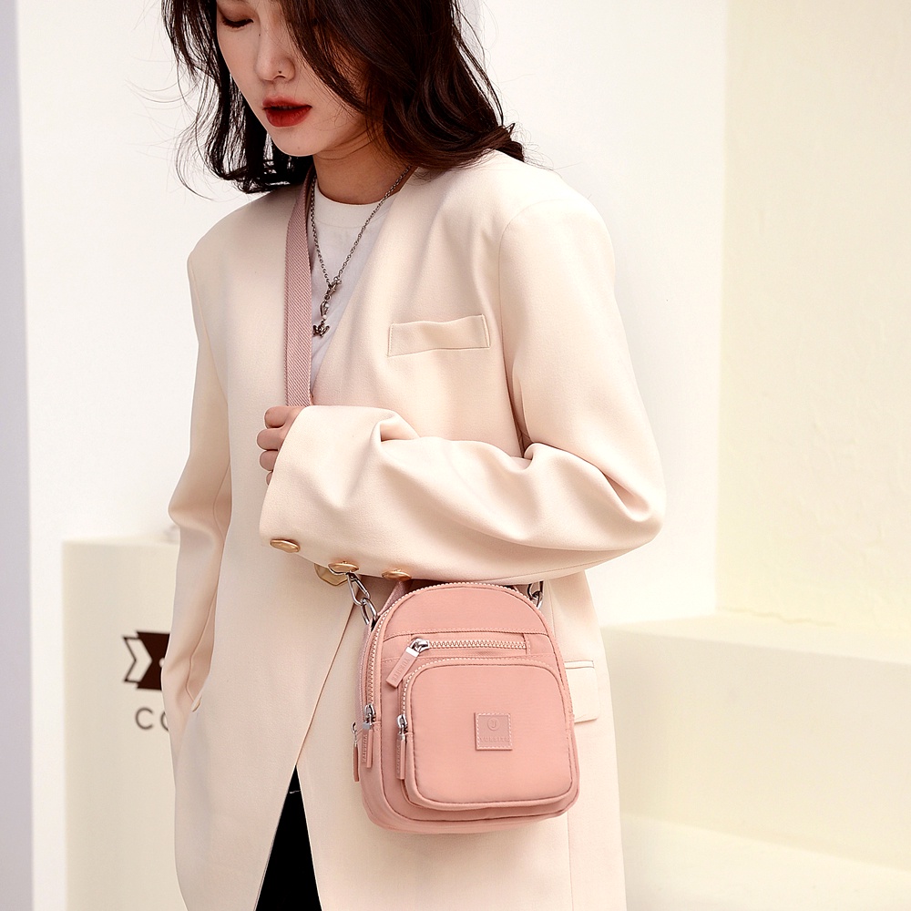 Túi Đeo Chéo Nylon Nhẹ Thời Trang Đơn Giản Dành Cho Nữ