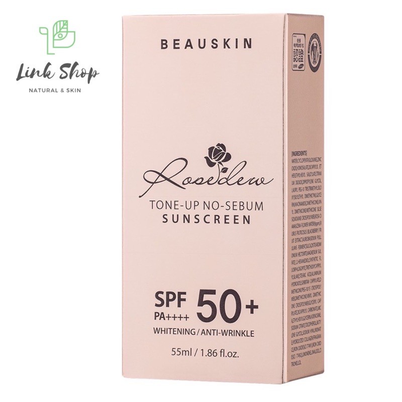 KEM CHỐNG NẮNG NGỪA NÁM - KIỀM DẦU - NÂNG TONE BEAUSKIN ROSEDEW TONEUP NO-SEBUM SUNSCREEN