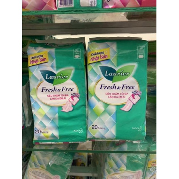 [ chính hãng ] Băng vệ sinh Fresh &amp; Free  20 miếng gói to