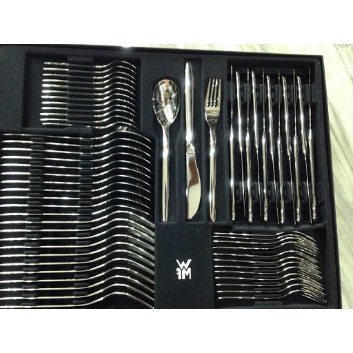 Bộ dao nĩa ăn nhập khẩu Đức WMF Sofia dành cho 6 người, 24 miếng, thép không gỉ Cromargan