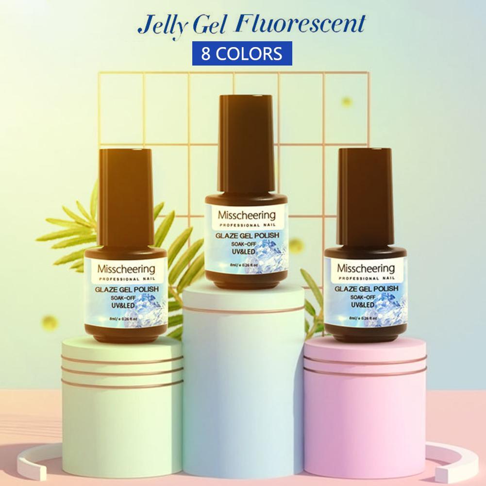 Lọ sơn móng bán trong suốt màu trơn sáng bóng