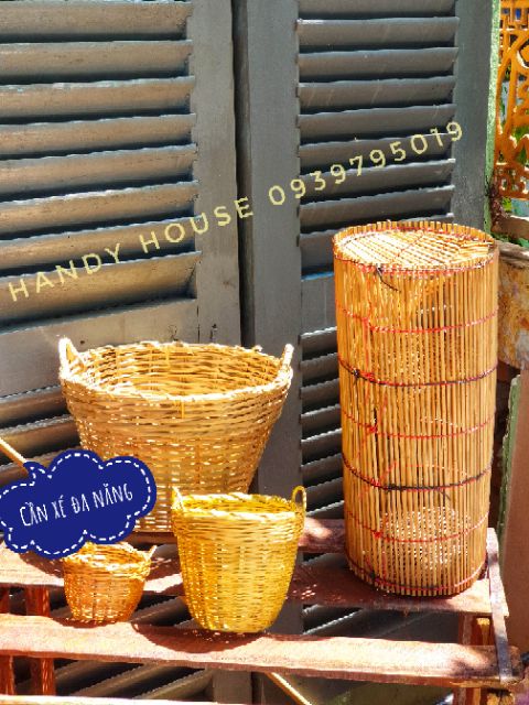 Cần xé tre đan tinh xảo, đa năng nhiều size 7x8, 12x13, 23x19