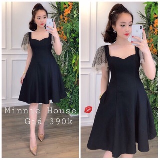 Đầm xoè bigsize phối voan 60-80kg