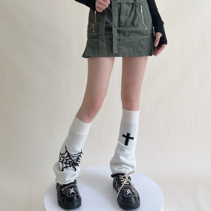 Tất Ống Chân Dệt Kim Giữ Ấm Mùa Thu Cho Nữ Xixi