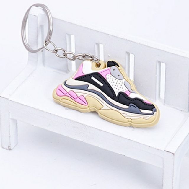 Móc khóa Balen 3D in một mặt cực đẹp - đủ màu