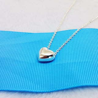 Vòng cổ bạc mặt trái tim - Dây chuyền mặt tim trơn - Trang sức bạc Panmila