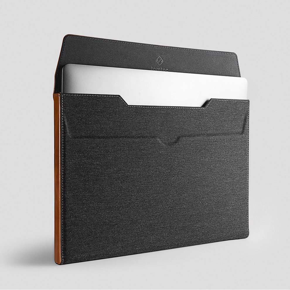 Bao Da Cao Cấp, Túi Tomtoc  Premium Leather – H15 - Bảo Hành 12 Tháng