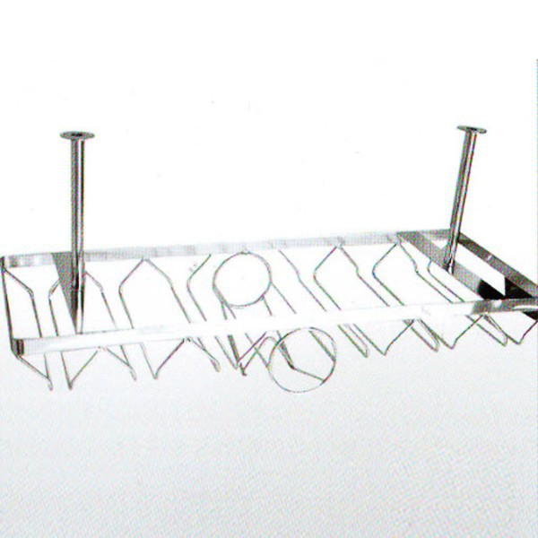 Kệ treo inox quầy bar, giá treo ly inox 304