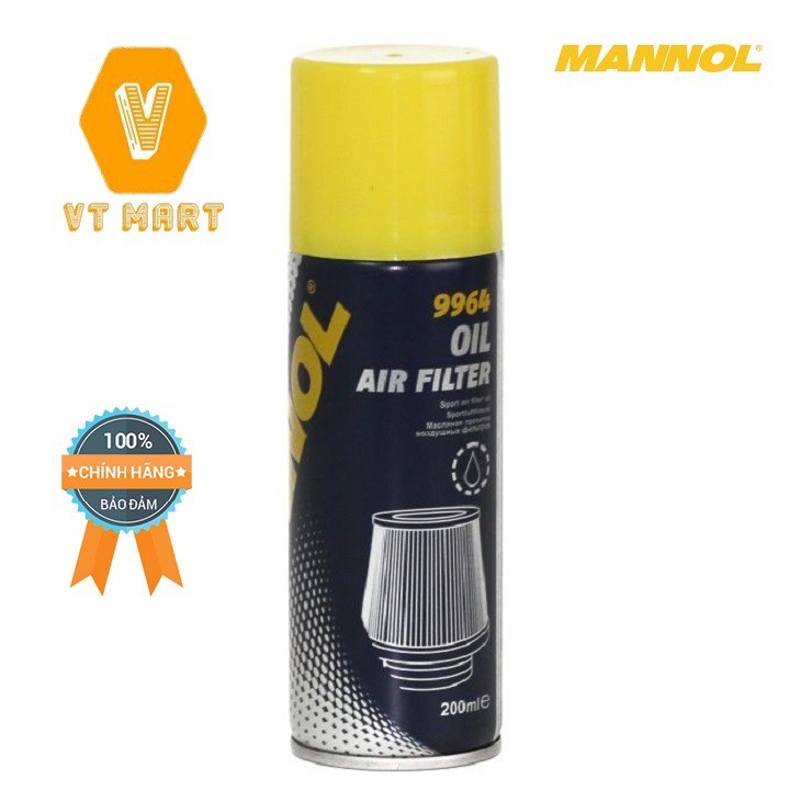 Dung Dịch Lọc Không Khí MANNOL Air Filtet Oil 9964 200ml – VT MART