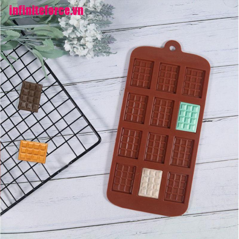 Khuôn Silicone Làm Bánh 12 Ô Tiện Lợi