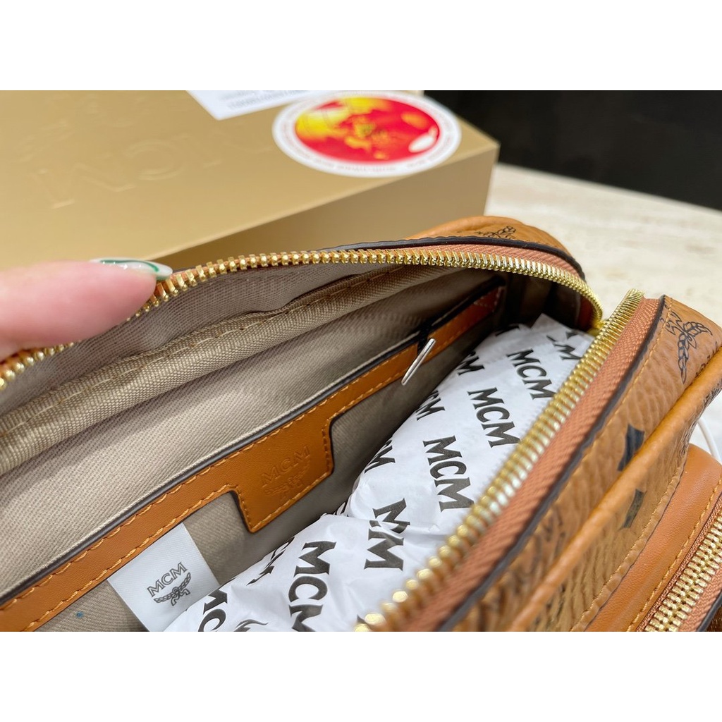 MCM Túi Đeo Chéo Phong Cách Vintage Hàn Quốc Thời Trang Cho Nữ