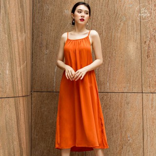 Đầm Maxi Hai dây The Maple Freesize
