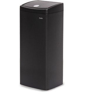 THÙNG RÁC SƠN TĨNH ĐIỆN NHẤN VUÔNG ĐEN LỚN