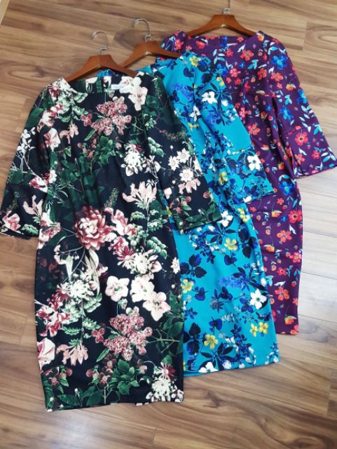 Đầm ôm in hoa CK Floral Sheath Dress