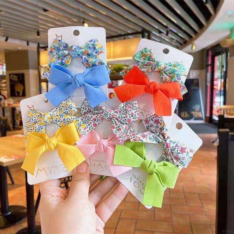 Set 2 kẹp tóc nơ cho bé gái trên 1 tuổi