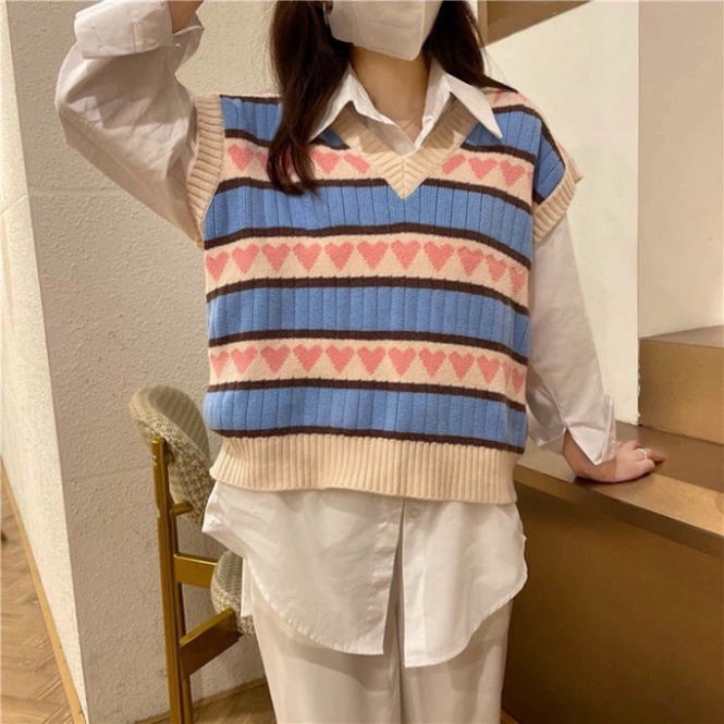 Áo Gile Len,Áo Len Nữ  Hàn Quốc Hàng Dệt Kim form chuẩn cực xinh cho chị em Hàng Mới Hàng New | BigBuy360 - bigbuy360.vn