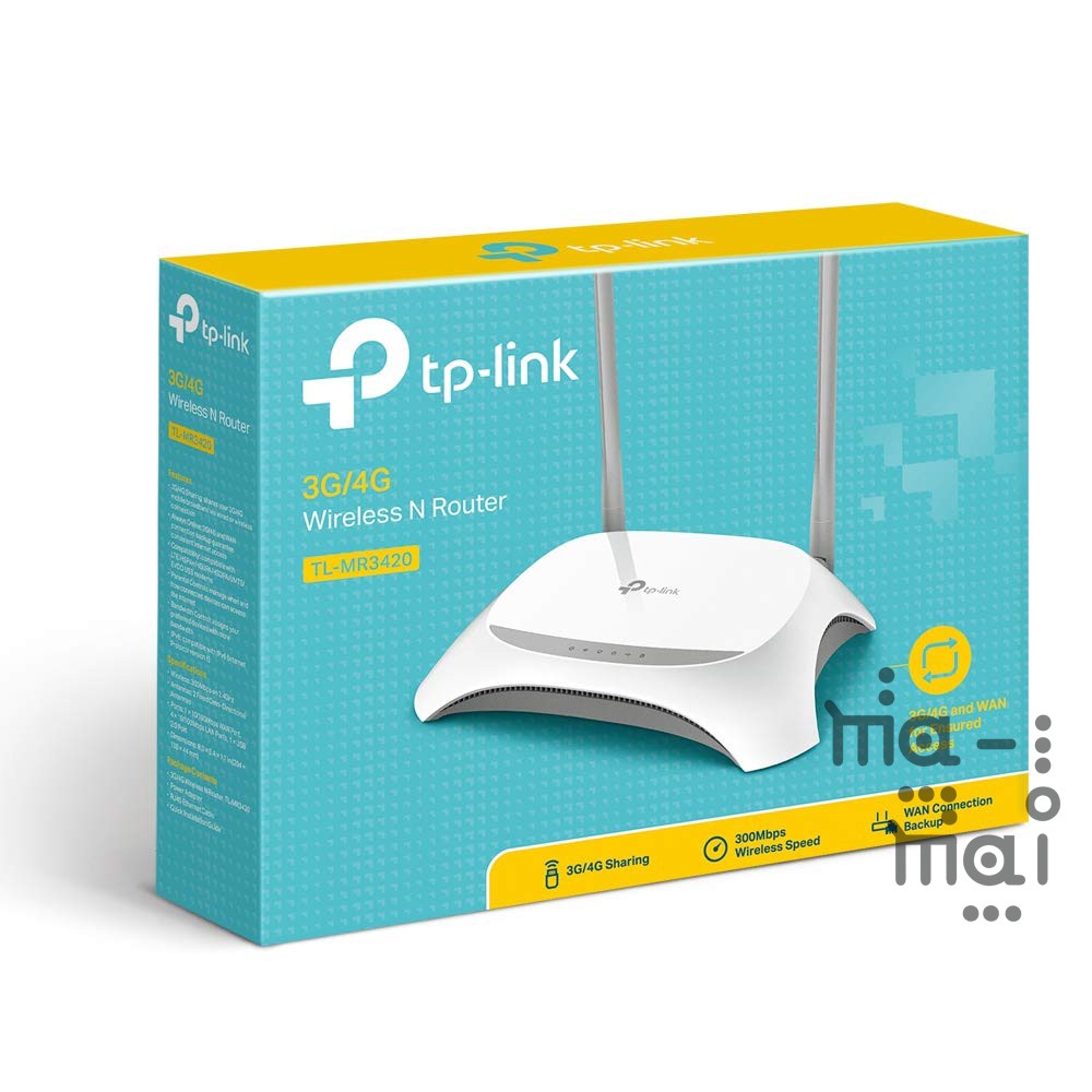 Thiết Bị Phát Wifi Không Dây Tp-link 3g / 3.75g Tl-mr3420 3g / 3.75g