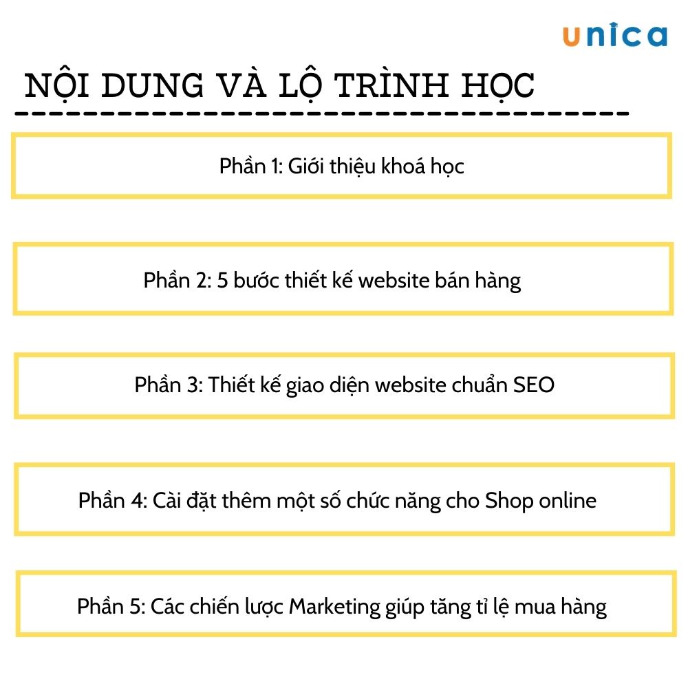 Toàn quốc- [E-voucher] Khóa học thiết kế website bán hàng chuyên nghiệp chuẩn SEO cho người mới Unica