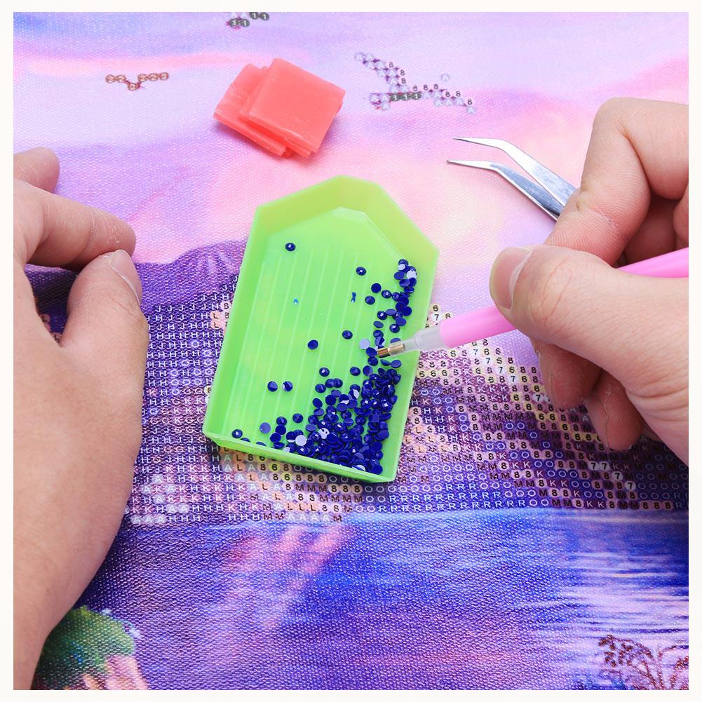Bộ Dụng Cụ Làm Tranh Đính Đá 5D DIY Kèm Nhíp SJHY0306JP5