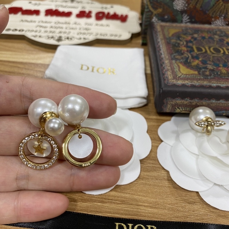 Bông tai cao cấp Dior hot nhất