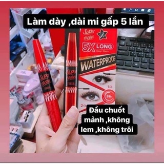 Mascara 2 đầu 5X Long Thái Lan - dày và cong mi