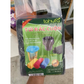 🏵️FREESHIP🏵️ Combo 5 Bịch 3 cuộn túi rác đen