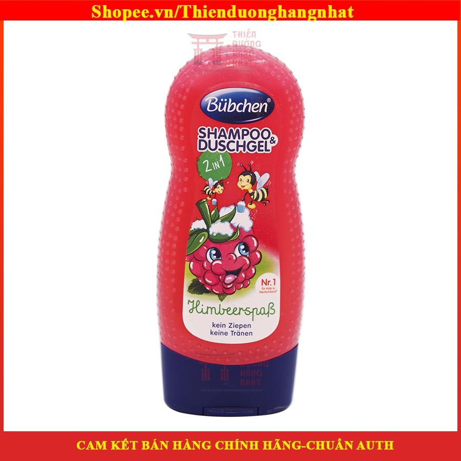 Sữa tắm gội cho bé, sữa tắm gội Bubchen Kids SHAMPOO DUSCHGEL 230ml