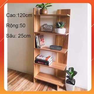 Giá sách gỗ cao cấp tháo lắp dễ dàng