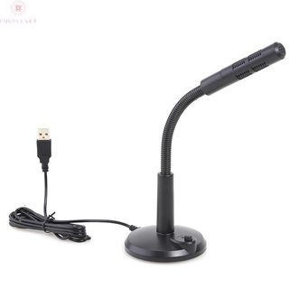 USB Microphone Recording USB Black For PC Desktop Laptop Mic Microphone