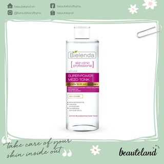 Toner cấp nước, trẻ hóa da Bielenda Super Power Mezo Rejuvenating Tonic
